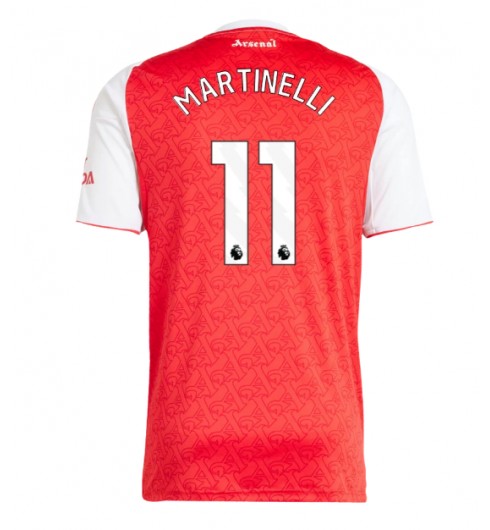 Moške Nogometnih dresov Arsenal Gabriel Martinelli #11 Domači 2025-26 Kratki rokavi Moške Nogometnih dresov Arsenal Gabriel Martinelli #11 Domači 2025-26 Kratki rokavi
